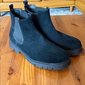 Black Suede Ankle Boots
